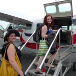 Getting on Little Plane