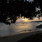 Sunset on Little Corn Sunset on Little Corn Island.
